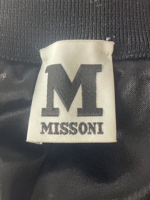Pantalón Missoni Texturizado Palazo Negro - Talla M