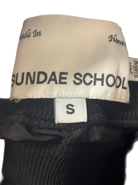 Pantalón Sundae school Bombacho Elastico Negro - Talla S