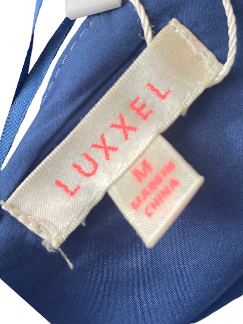 Vestido Luxxel Mini Estampado Azul - Talla M