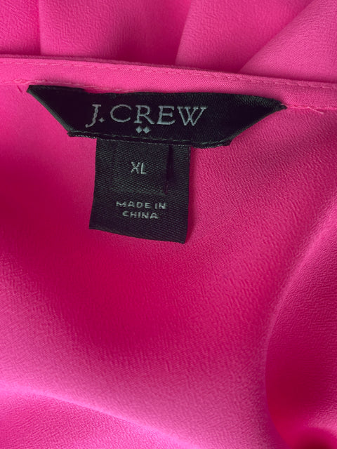 Blusa J.crew Liso Manga larga Rosado - Talla XL