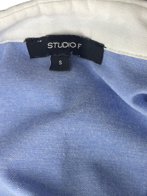 Blusa Studio F Liso Manga larga Azul - Talla S