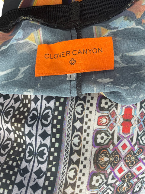 Blusa Clover Canyon Estampado Cuello redondo Negro - Talla L