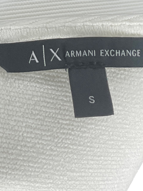 Vestido Armani Exchange Fluido Ajustado Blanco - Talla S