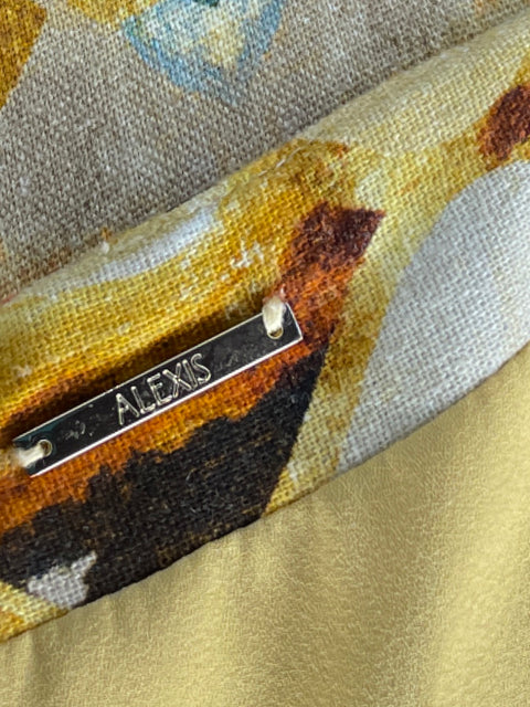 Vestido Alexis Cruz Tirantes Amarillo - Talla XS
