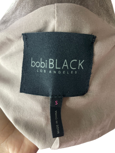 Chaqueta Bobi Black Satinado Manga larga Marrón - Talla S