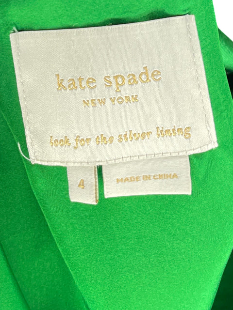 Vestido Kate Spade Fluido Vuelos Verde - Talla 4