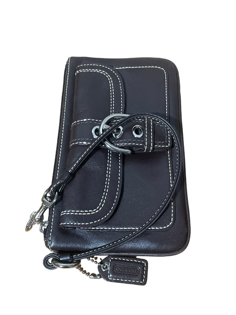 Cartera Coach Soho Wristlet Mini Marrón - Talla U