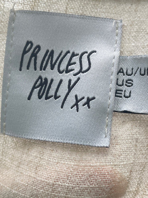 Romper Princess Polly Amarrado Cuello v Beige - Talla 12