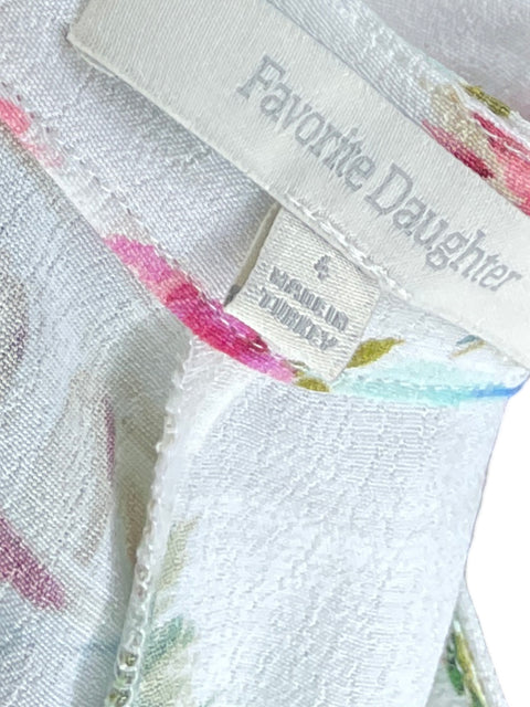Conjunto Favorite Daughter Estampado Playa Blanco - Talla 4