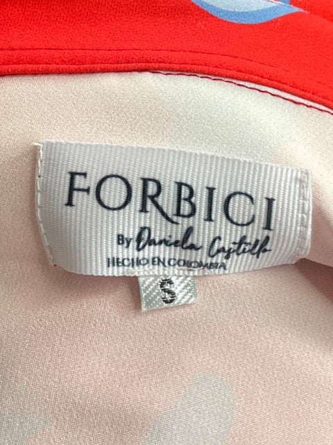 Blusa Forbici Hojas Manga larga Naranja - Talla S