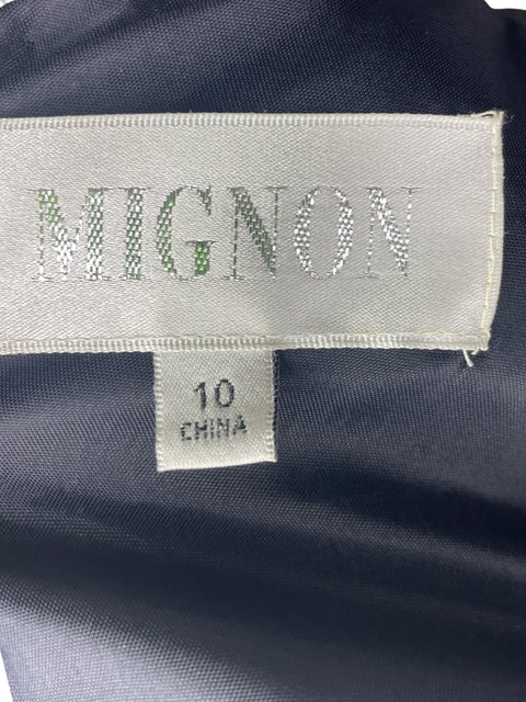Vestido Mignon Vuelos Negro - Talla 10