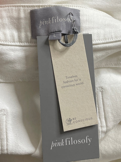 Pantalón Pink Filosofy Denim Sota Blanco - Talla L