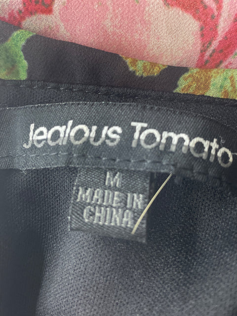 Vestido Jealous Tomato Estampado Vuelos Naranja - Talla M