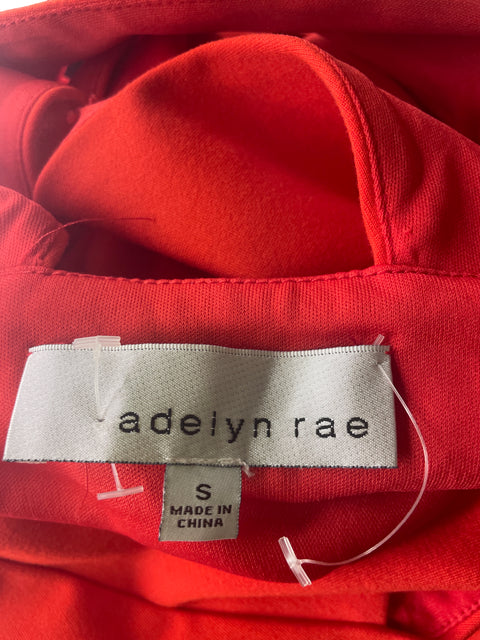 Vestido Adelyn Rae Cruzado Sin mangas Naranja - Talla S