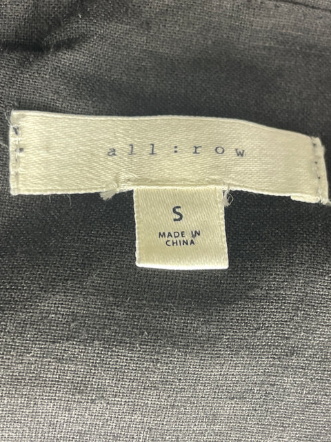 Vestido All:row Midi Plisado Negro - Talla S