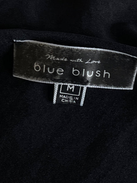 Romper Blue Blush Vuelos Escote v Negro - Talla M