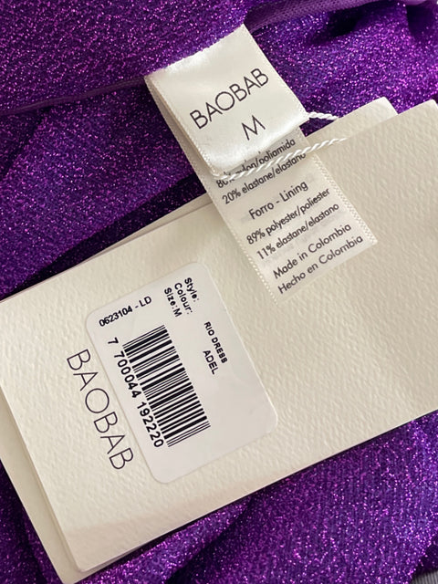 Vestido Baobab Rio Maxi Morado - Talla M