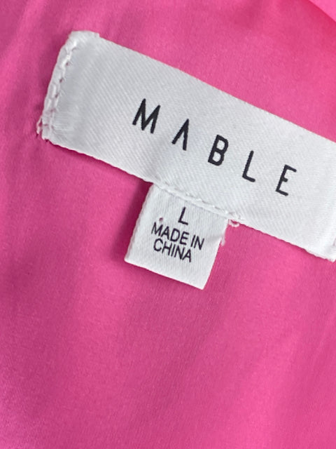 Vestido Mable Drapeado Tirantes Rosado - Talla L