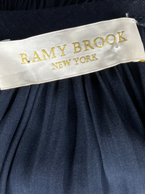 Vestido Ramy Brook Mini Plisado Azul - Talla S