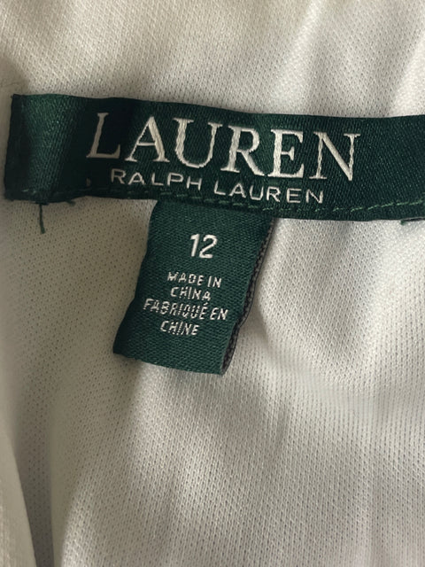 Vestido Ralph Lauren Sin mangas Lentejuelas Azul - Talla 12