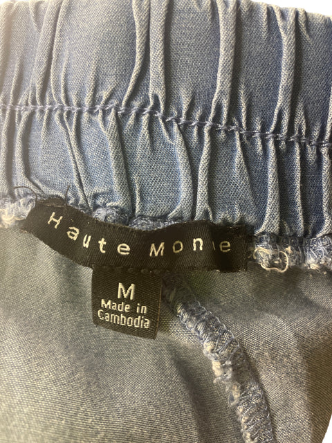 Pantalón Haute Monde Fluido Palazo Azul - Talla M