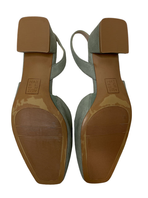 Tacón Naturalizer Stiletto Tacón bajo Verde - Talla 9