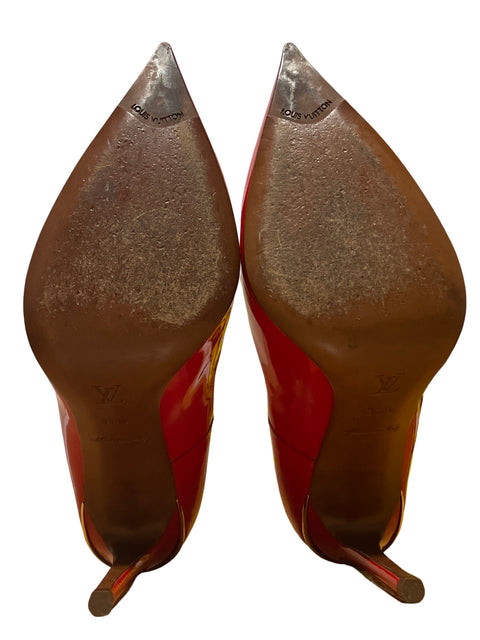 Zapatos Louis Vuitton Stietto Rojo - Talla 7.5