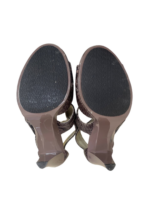 Tacón Michael Kors Berkley Marrón - Talla 8