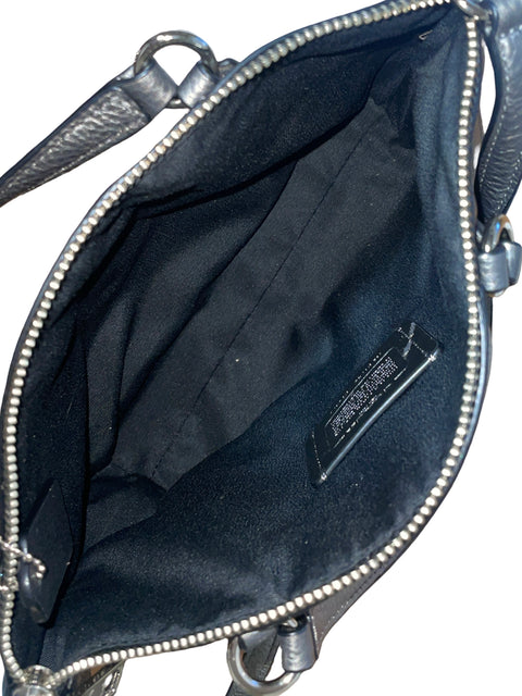 Bolso Coach Mini Metalizado Negro - Talla U