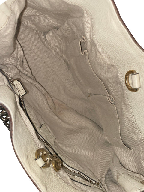 Cartera Gucci Cabas Soho Tote Cadena Negro - Talla U