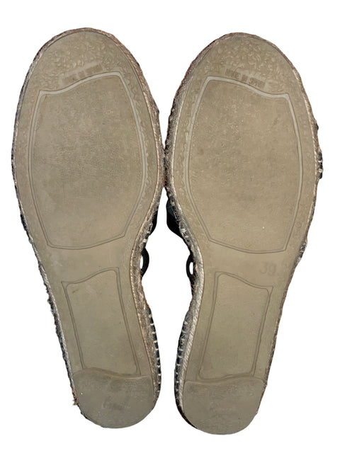 Calzado Castañer Yute Negro - Talla 39