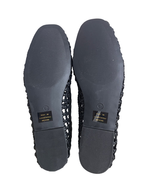 Zapato Cushionaire Bajos Tejidos Punta cerrada Negro - Talla 8