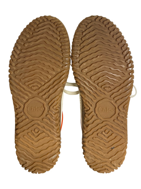 Zapatilla Chloé Franckie Plataforma Blanco - Talla 36