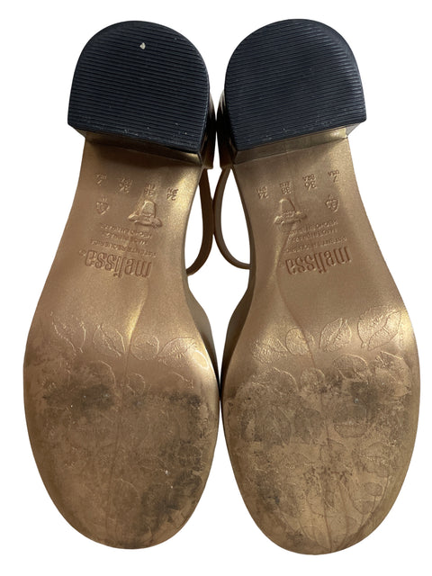 Tacón Melissa Tacón bajo Dorado - Talla 7