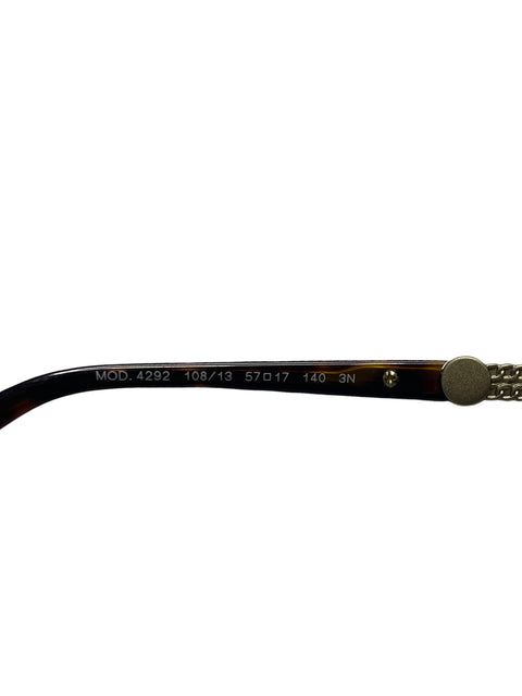 Lente Versace Rock Icones Cat-eye Marrón - Talla U