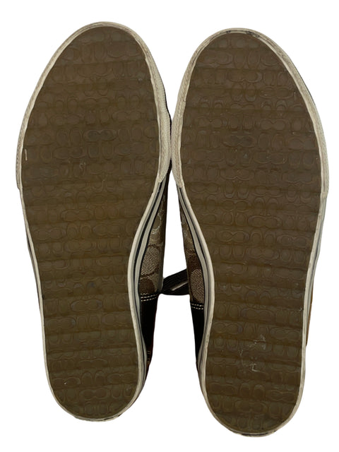 Zapatilla Coach Canvas Cordones - Talla 7.5