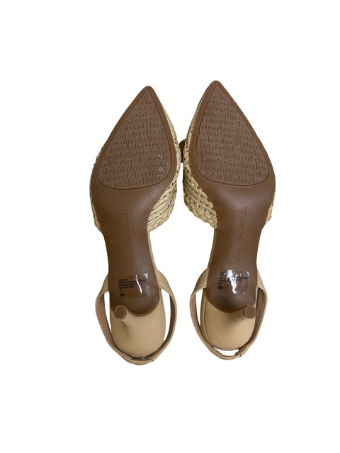 Zapato Charles David Tejido Punta cerrada Beige - Talla 8