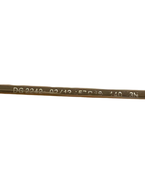 Lente Dolce & Gabbana Dg2242 Marrón Degradado Y Dorado - Talla U