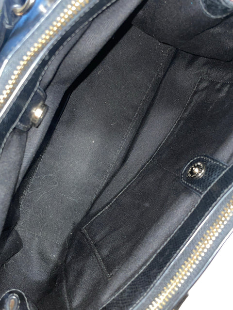 Cartera Coach Christie Carryall Liso Negro - Talla U