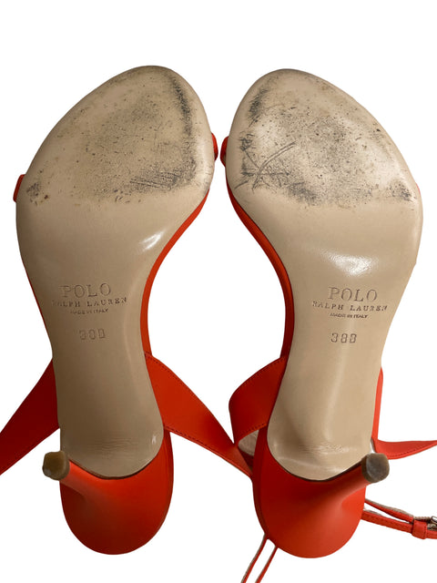 Tacón Ralph Lauren Tacón alto Naranja - Talla 38