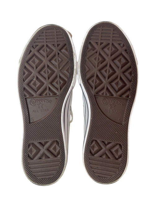 Zapatilla Converse All star Suela de goma Liso Blanco - Talla 5