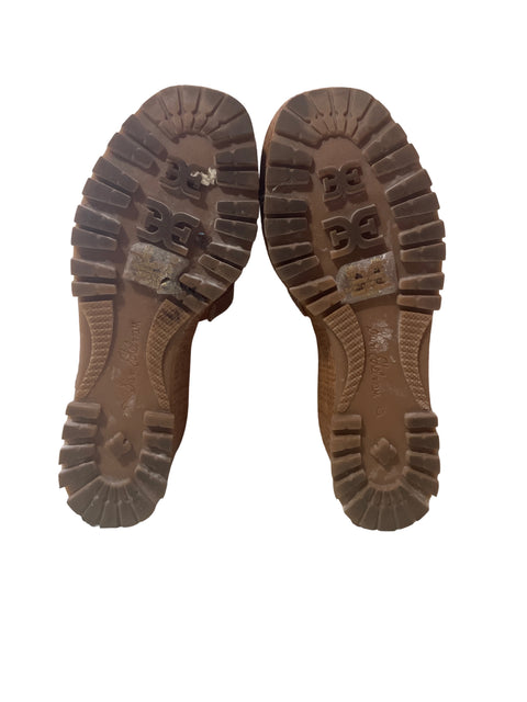 Zapato Sam Edelman Tiras Plataforma Punta abierta Marrón - Talla 6