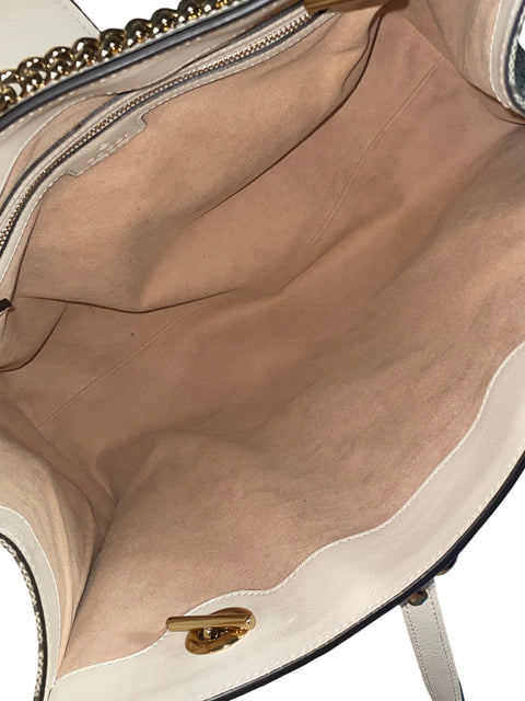 Cartera Gucci Monogram Beige - Talla U