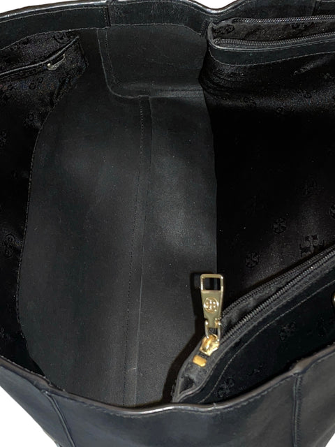 Cartera Tory Burch Emerson Center Zip Tote Negro - Talla U