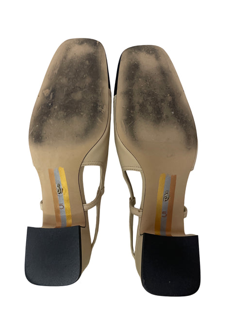 Zapato Sam Edelman Punta cerrada Tacón cuadrado Black/white Blanco - Talla 5