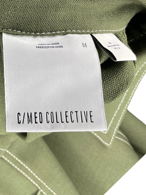 Romper C/meo Collective Cinturón Liso Verde - Talla M