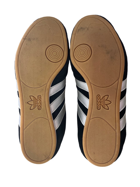 Zapatilla Adidas Cordones Liso Negro - Talla 7.5