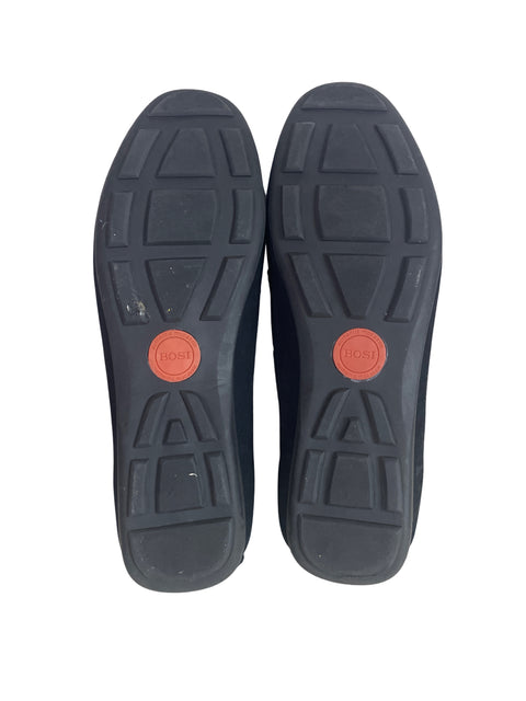 Zapato Bosi Mocacines Gamuza Negro - Talla 37