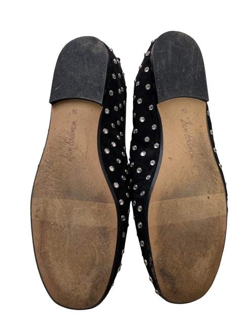 Bailarinas Sam Edelman Pedrería Negro - Talla 7.5