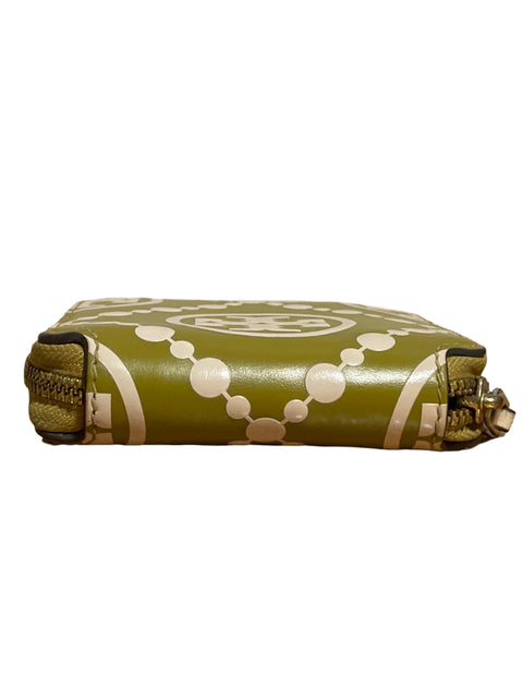 Wallet Tory Burch Cuadrado Verde - Talla U